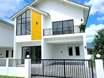 ราคาเริ่มต้นที่ 4.29 ล้าน 4 นอน 4 น้ำ บ้านสร้างใหม่ 2 ชั้น บ้านแหวน หางดง สไตล์โมเดิร์นนอร์ดิก ใกล้กาดฝรั่ง เข้าเมืองเพียง 15 นาที
