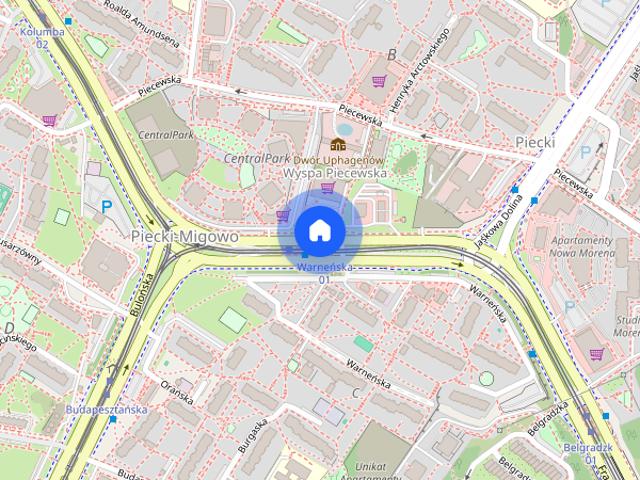 Rakoczego, 2pok parking w cenie, umeblowane