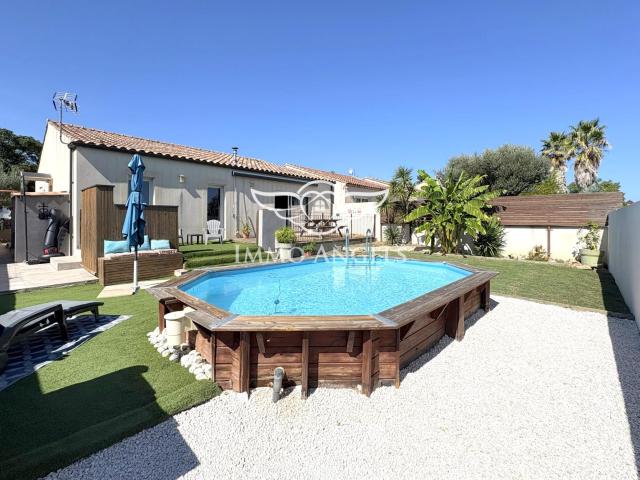 Rare à Castries Maison familiale plain pieds avec jardin, p 126m² Castries