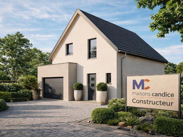 RARE à Boersch – Terrain individuel 371 m² + Maison 100 m² RE2020 – Pack complet 350 000 €