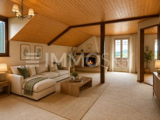 Rare à La Sarraz  Chalet de 2 appartements avec énorme potentiel !