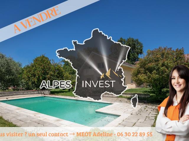 Rare A La Vente Maison Individuelle Type T5 Avec Piscine. 136m² Pontcharra