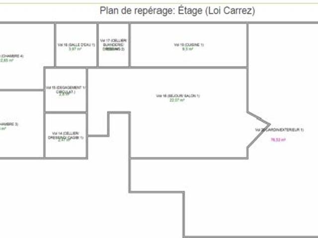 Rare à la vente T5 spacieux en duplex de 101m² et son jardin de 80m² dans environnement verdoyant