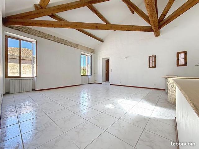 Rare à Nîmes centre: maison ancienne pierre et belle charpente + 60 m² de local professionnel