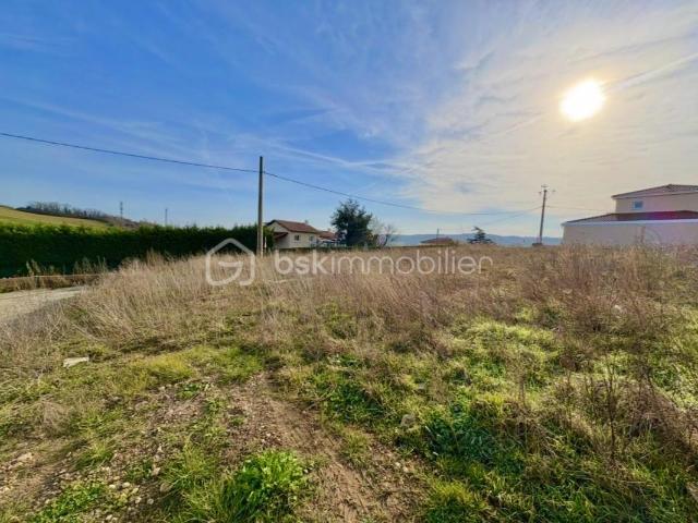 Rare à Simandres – Terrain viabilisé de 482 m² prêt à bâtir !