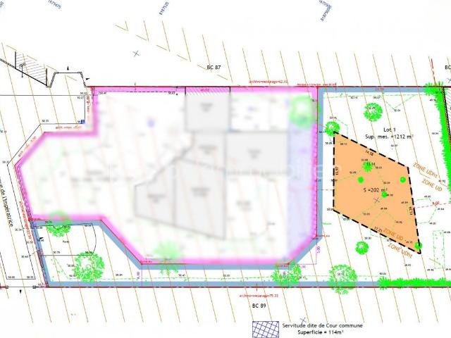 Rare à Pomponne – Terrain 1 212 m² en lot arrière, au calme