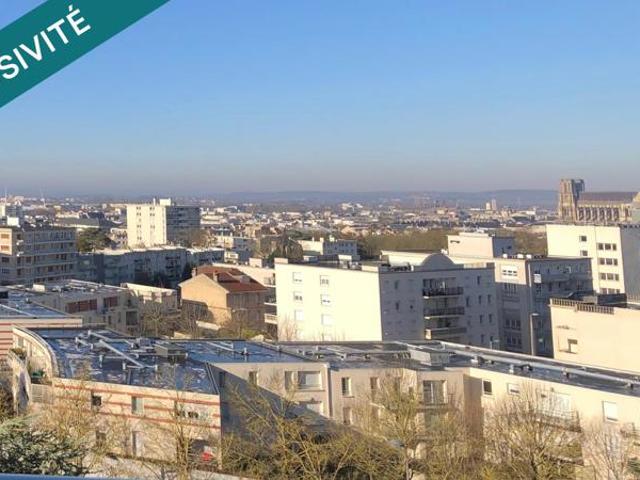 Rare à Reims, Apt 153 m², Vue Cathédrale + parking