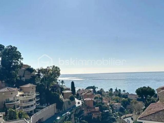 RARE APPARTEMENT AVEC DU TERRAIN 534 M2 VUE MER TRES PROCHE DE MONACO