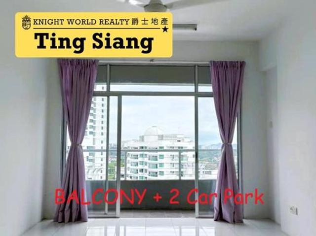 RARE Balcony 2 Carpark The PULSE Gelugor USM 900sf Seaview