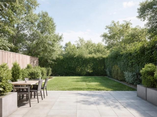 RARE *– Duplex 5 pièces 104 m² avec jardin 90 m² – Tram T1 au pied de la résidence
