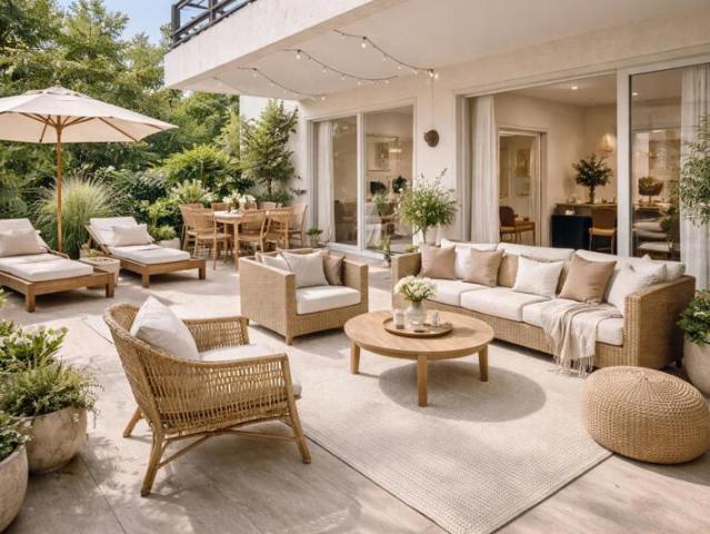 RARE et EXCLUSIF Centre Ville T3 avec JARDIN + TERRASSES + BOXS
