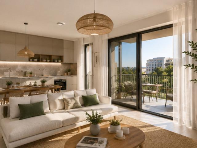 RARE Disponible & visitable ! Confortable 4 pièces lumineux avec double espace extérieur