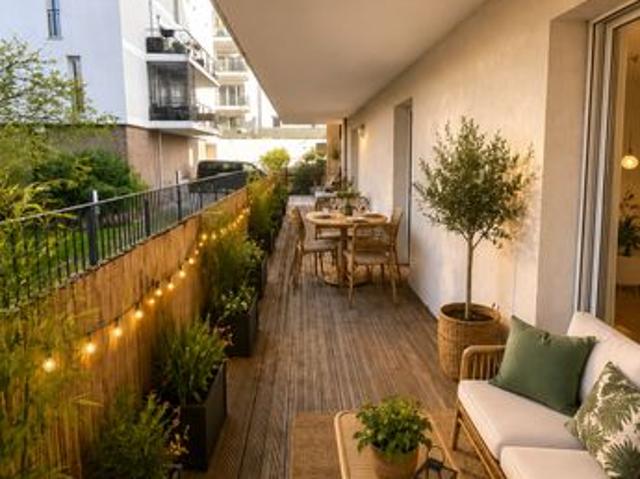 Rare Heyritz 3P avec grande terrasse à deux pas du parc et des berges