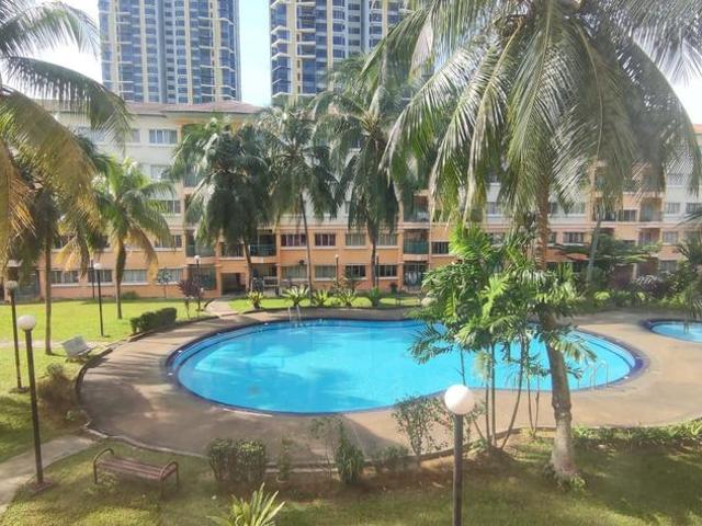 Rare Level 1 Pool View Unit Sri Camellia Bandar Puteri Near Car Park Freehold