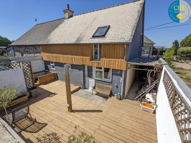 RARE: LONGÈRE DE CHARME EN BROCÉLIANDE SECTEUR TELHOUËT, PAIMPONT 35380 AVEC CHT IMMOBILIER