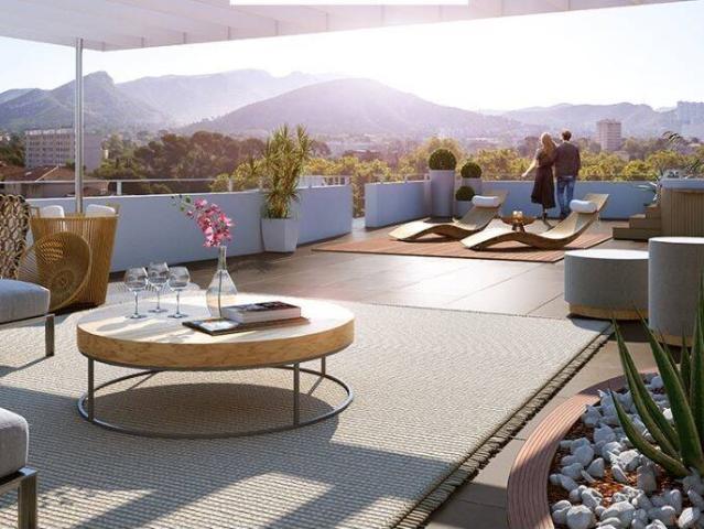 RARE PRADO 2 DERNIER ÉTAGE T3 75M² AVEC TOIT TERRASSE ET JARDIN