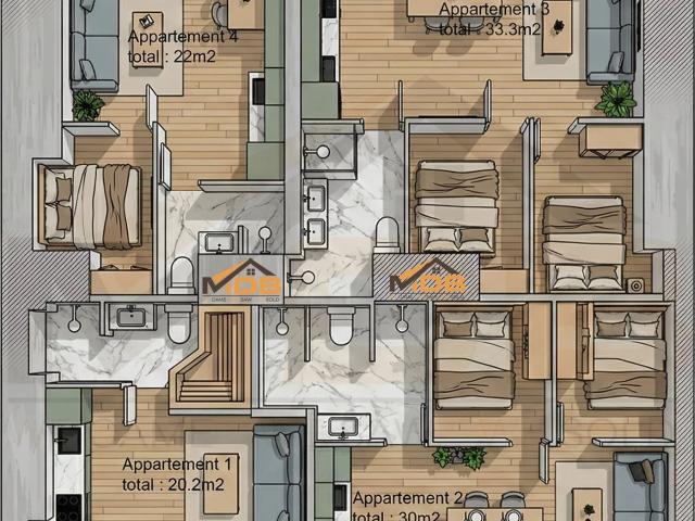 Rare – Produit idéal pour investissement locatif courte duré. m² Nice