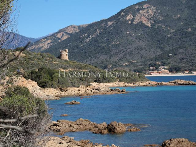 Rare: Rez de jardin Pied dans l’eau Aperçu mer. 40m² Sagone