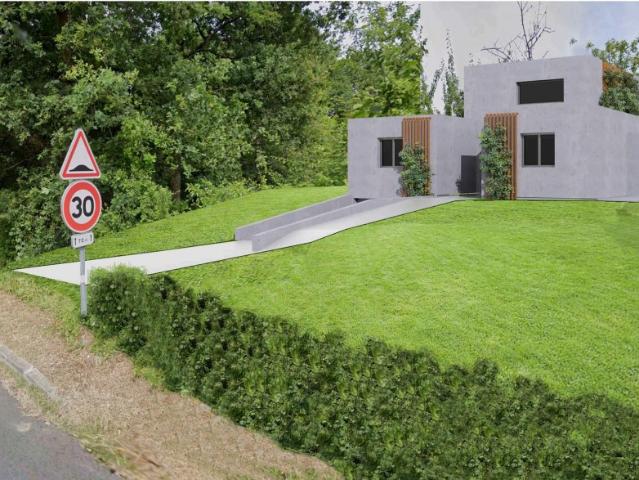 Rare: Superbe terrain de 1500 m2 vendu avec Permis de Construire pour une Villa d'architecte