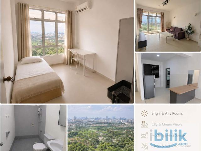 RARE Shorterm AC Muji home w parking @ 5m drive to LRT Puchong Jaya
