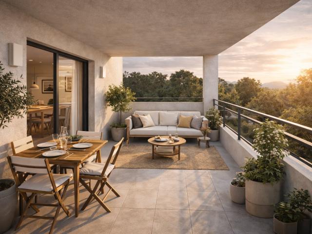 Rare: T3 avec séjour 30 m² et terrasse – À 12 min du centre 3 pièces, 70 m²