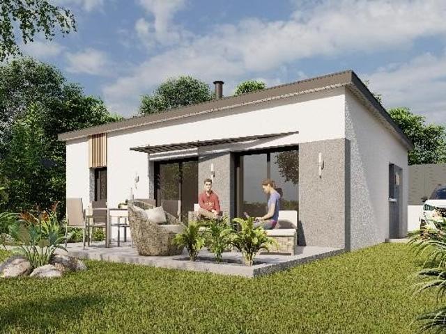 Rare terrain constructible 900 m2 Landerneau secteur Kergrei