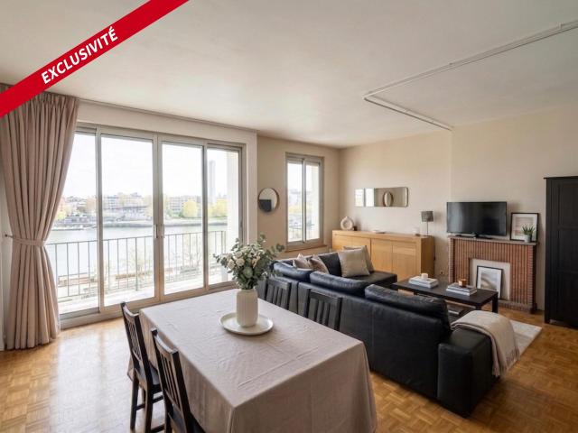 RARE VUE PANORAMIQUE SUR LA SEINE & EMPLACEMENT D’EXCEPTION