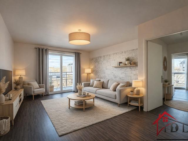 RARE 3 pièces lumineux 56 m2 + balcon + 2 parkings résidence récente Le Blanc Mesnil