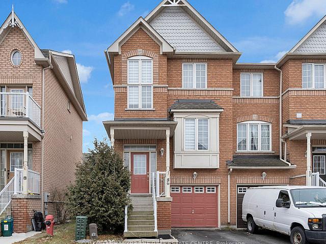 Rarely Offered! 3 Bed End Unit Townhouse In Ajax