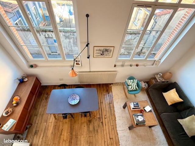 Rarissime T3/4 Esprit Loft Atelier Coeur St Aubin