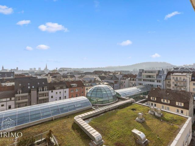 Rarität in Linz/Urfahr Wohnung mit Panoramablick über Linz, Tiefgarage und direktem Zugang zur Lentia City