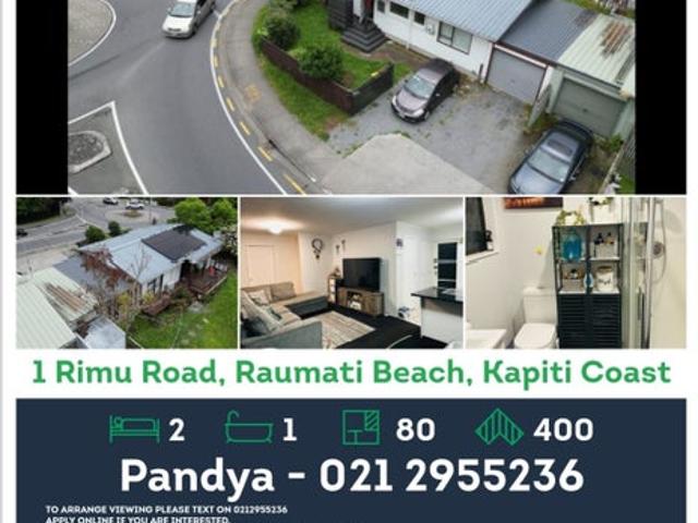 raumati beach, 2 bedrooms