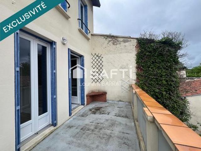 Ravissante maison de ville avec terrasse et garage