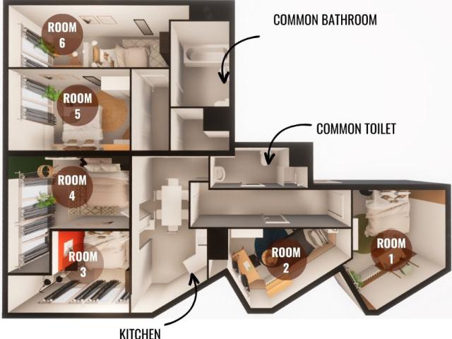 Ravissante chambre de 11 m² en coliving dans le quartier Rosa Parks PA91
