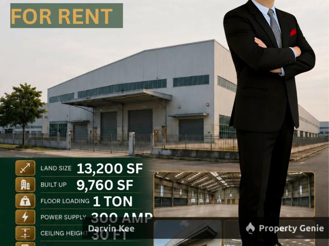 RAWANG 3 STY SEMI D FACTORY FOR RENT