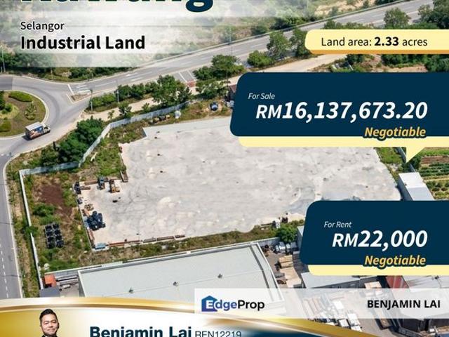 Rawang, Selangor Industrial Land For Sale/ Rent
