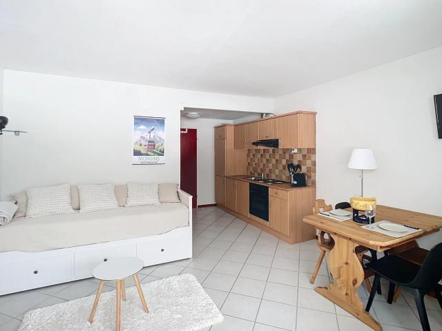 Morgins, Studio mit freiem Blick im Dorfzentrum