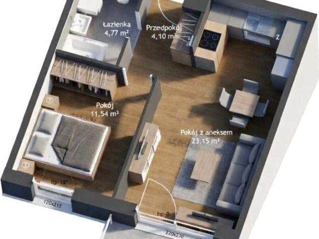 Kolendrowa 44 m², Gdynia