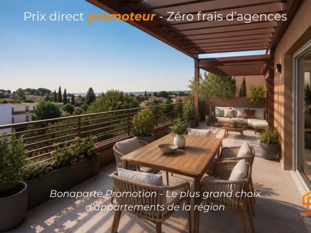 REMARQUABLE 4 PIECES NEUF à Béziers – 3 CH + Terrasse 24 M² !