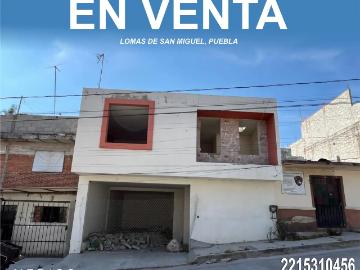 REMATE DE CASA PARA REMODELAR EN LOMAS DE SAN MIGUEL, PUEBLA, PRECIO NEGOCIABLE, SOLO CONTADO