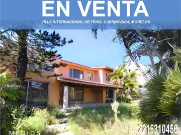 REMATE DE RESIDENCIA EN VILLA INTERNACIONAL DE TENIS, CUERNAVACA, MORELOS, PRECIO NEGOCIABLE