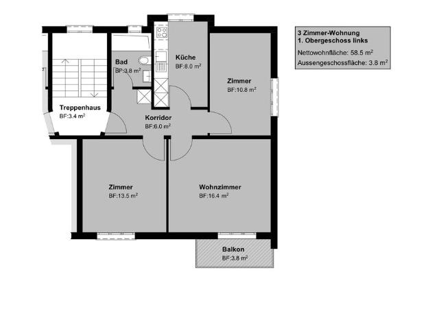 Rent a 3 rooms apartment in Oftringen Flatfox