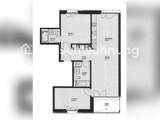Rent a 3 ½ rooms apartment in Zürich Flatfox