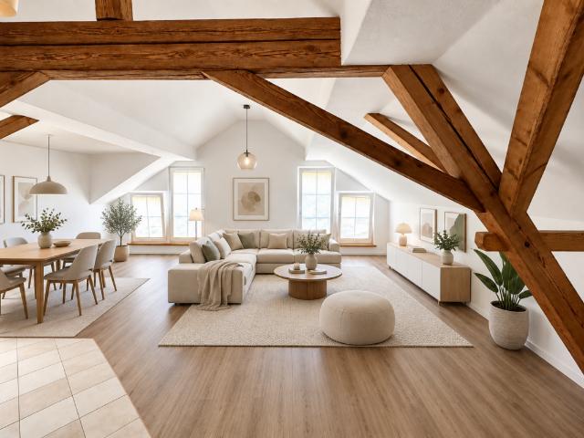 Rent a 3 rooms roof flat in Leibstadt Flatfox