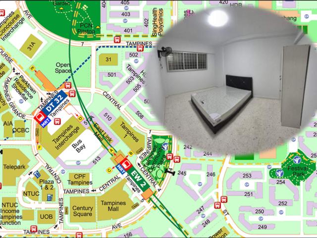 Rent room near Tampines MRT