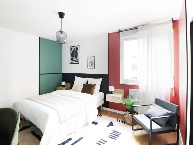Rent this beautiful 14 m² bedroom in an apartment in coliving in Schiltigheim ST73