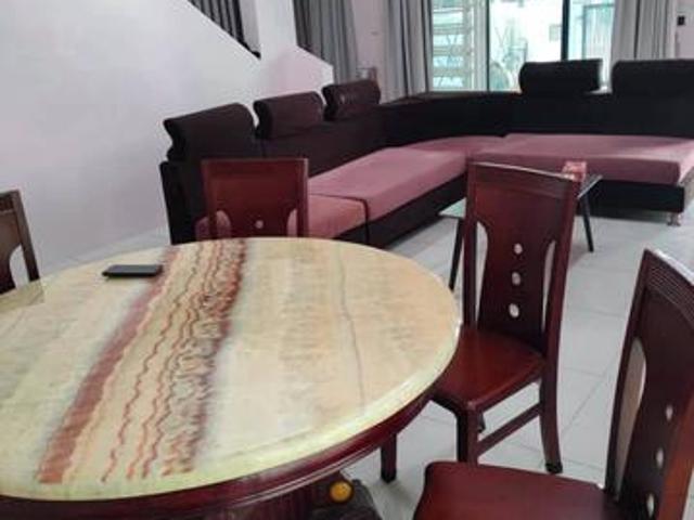 Rent 2 Storey Corner Terraced House Fully Furnished in Simpang Ampat