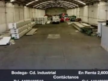 RENTA DE BODEGA EN CIUDAD INDUSTRIALZONA SUR DE AGUASCALIENTES