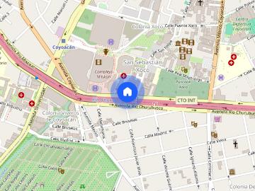 Renta de departamento Av. Río Churubusco, Xoco, Ciudad de México, CDMX, Colonia Xoco, C.P. 03330