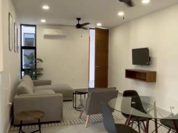 Renta de Departamento en Temoz?n Norte Con Equipamiento y Amueblado